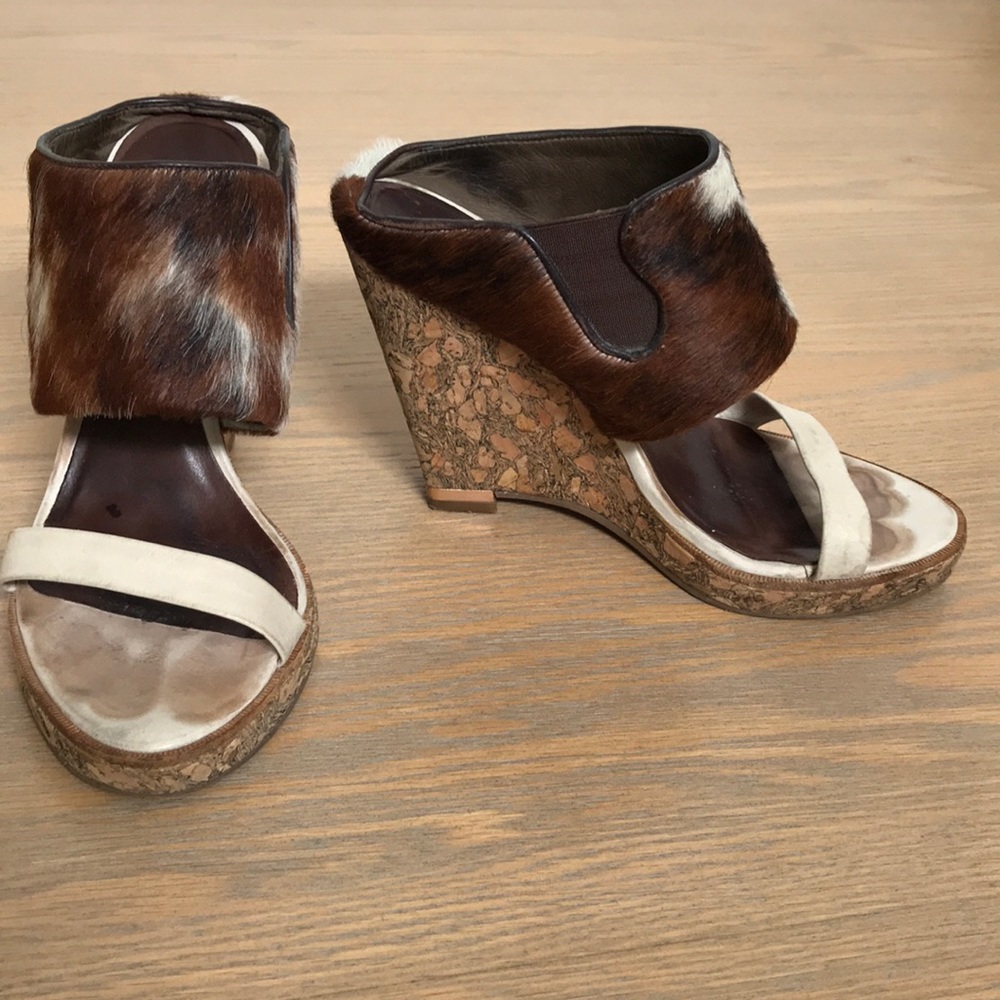 All Saints Animal Print Wedge